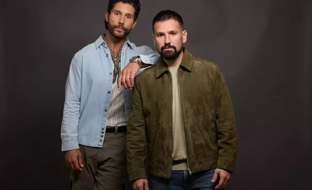 Dan Smyers, left, and Shay Mooney of Dan + Shay pose for a portrait on Thursday, July 30, 2026, in New York. (Photo by Matt Licari/Invision/AP)
