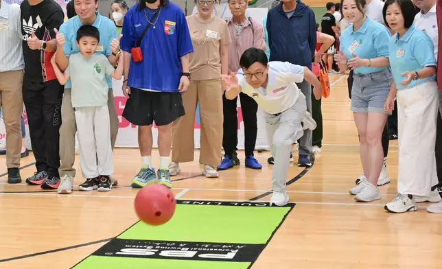 CE takes part in Sport For All Day 2026 (with photos/video) Source: HKSAR Government Press Releases