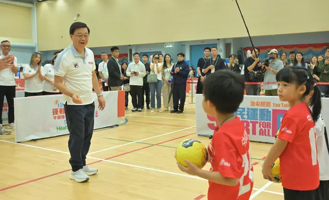 CE takes part in Sport For All Day 2026 (with photos/video) Source: HKSAR Government Press Releases