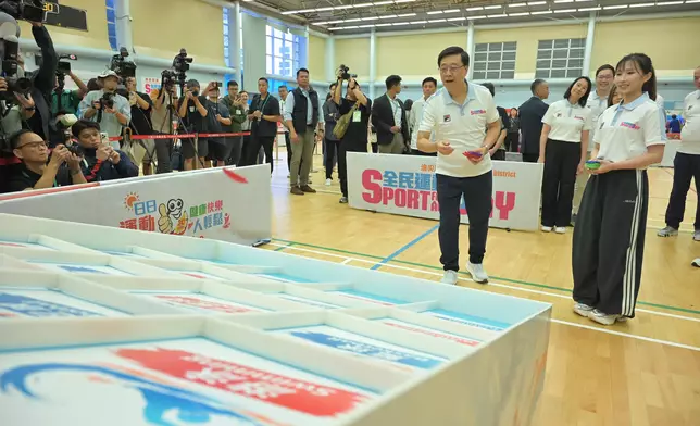 CE takes part in Sport For All Day 2026 (with photos/video) Source: HKSAR Government Press Releases