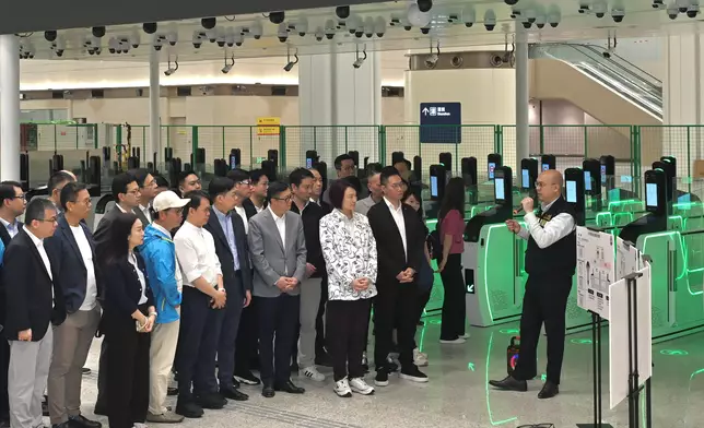 Remarks by S for S at meda session after touring Huanggang Port Hong Kong Port Area with LegCo members (with photos/video) Source: HKSAR Government Press Releases