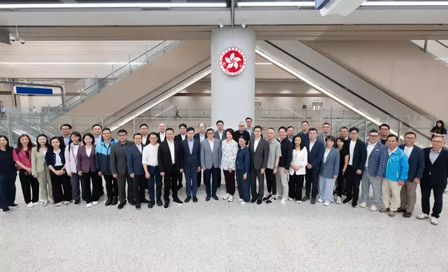 LegCo Members visit Huanggang Port Building Hong Kong Port Area Source: HKSAR Government Press Releases