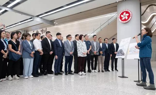 LegCo Members visit Huanggang Port Building Hong Kong Port Area Source: HKSAR Government Press Releases