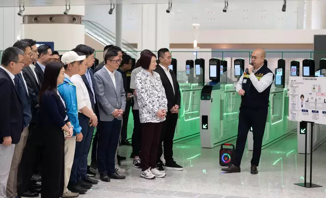 LegCo Members visit Huanggang Port Building Hong Kong Port Area Source: HKSAR Government Press Releases