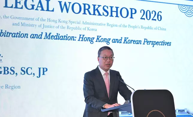 Speech by SJ at 3rd Joint Legal Workshop 2026 Source: HKSAR Government Press Releases