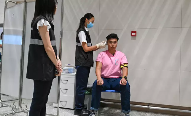 Over 10 000 persons join stress test at Huanggang Port (with photos/video) Source: HKSAR Government Press Releases