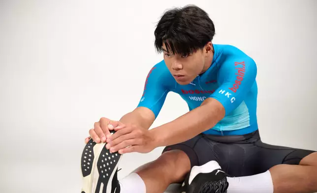 Cyclist Ma Yik-fei, Photo source: Lingnan University