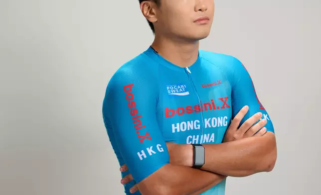 Cyclist Kwok Chun-yan, Photo source: Lingnan University