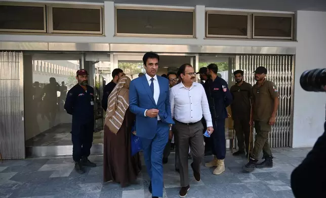 Investigators visit the hospital nursery where a fast-moving fire killed 14 newborns, in Islamabad, Pakistan, Thursday, Aug. 27, 2026. (AP Photo/Ehsan Shahzad)