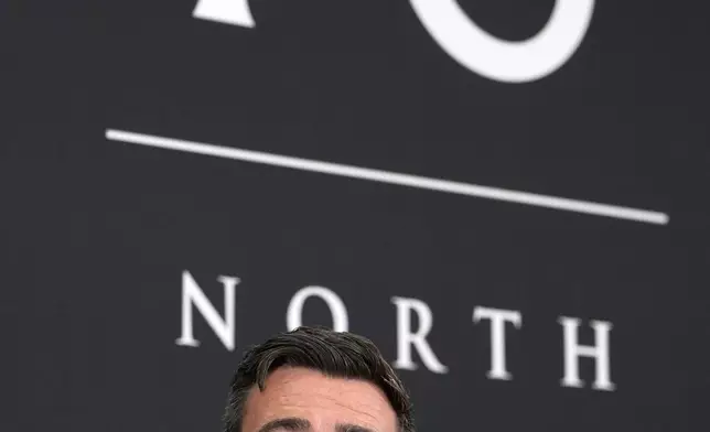 Britain's Prime Minister Andy Burnham holds a National Economic Council meeting at No 10 North at Heron House in Manchester, England. Friday July 24, 2026. (Christopher Furlong/Pool Photo via AP)