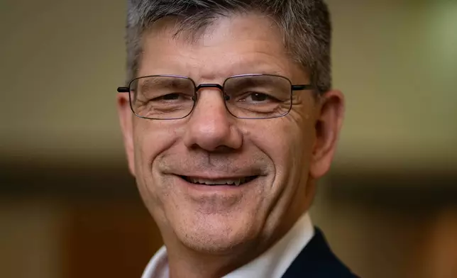 St. Jude Children's Medical Research Center CEO Dr. Charles Roberts stands for a portrait in the Roberts Laboratory at the Danny Thomas Research Center on Monday, Aug. 17, 2026, in Memphis, Tenn. (AP Photo/Kevin Wurm)