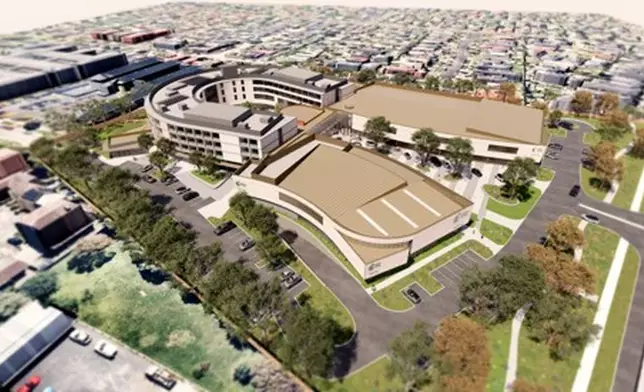Aerial view of TLC Healthcare’s Hallam precinct