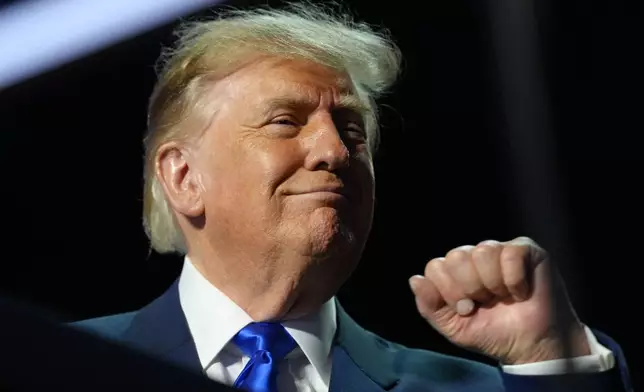 President Donald Trump speaks during the RNC Midterm Convention, Wednesday, Sept. 9, 2026, at the American Airlines Center in Dallas. (AP Photo/Jacquelyn Martin)