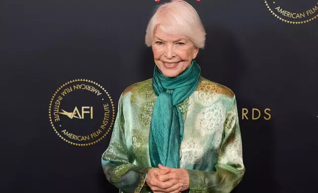FILE - Ellen Burstyn arrives at the AFI Awards on Friday, Jan. 12, 2024, at the Four Seasons Beverly Hills in Beverly Hills, Calif. (AP Photo/Chris Pizzello, File)