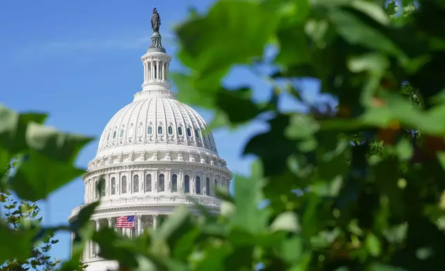 The U.S. Capitol is seen Friday, Sept. 25, 2026, in Washington. (AP Photo/Mariam Zuhaib)