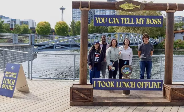 Seattle workers traded their desks for hands-on fishing lessons, custom outdoor swag, and complimentary Ready-to-Eat Tuna Bowls at Wild Planet's Lunch Offline Pop-Up.