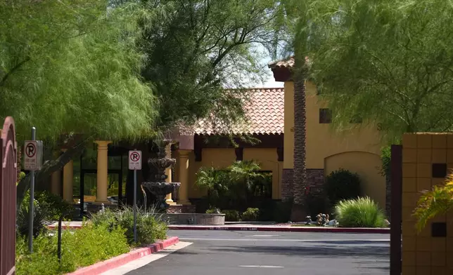 The Sunshine Residential Homes headquarters in Glendale, Ariz., on Thursday, Sept. 3, 2026. (AP Photo/Ross D. Franklin)