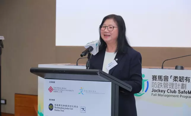MsImelda Chan said,riding on its ongoing commitment to prevent falls and fractures among older adults, The Hong Kong Jockey Club Charities Trust has approved a donation of over HK$119 million to support the Programme, translating research evidence into innovative primary health-care services. This demonstrates the Club’s commitment to advancing impactful philanthropy and the betterment of our society. Photo source: PolyU