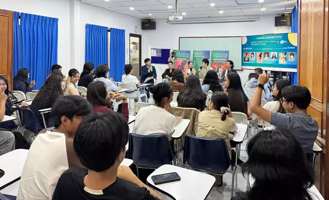 The Hong Kong Film Gala Presentation was held in Phnom Penh, Cambodia, from September 4 to 6. Photo shows the Emerging Actors Forum held during the film gala. Source: HKSAR Government Press Releases