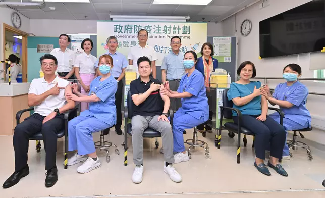 Secretary for Health receives seasonal influenza vaccination Source: HKSAR Government Press Releases
