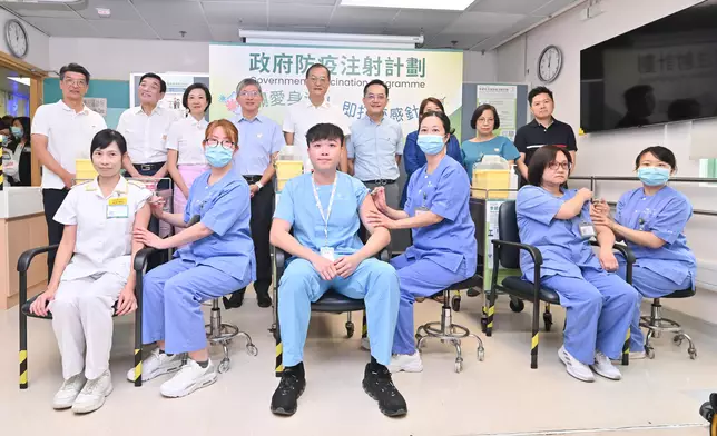 Secretary for Health receives seasonal influenza vaccination Source: HKSAR Government Press Releases
