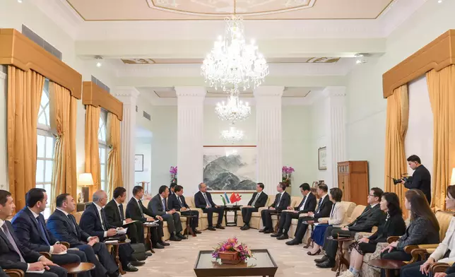 CE meets senior government officials attending 11th Belt and Road Summit Source: HKSAR Government Press Releases