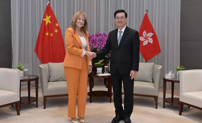CE meets senior government officials attending 11th Belt and Road Summit Source: HKSAR Government Press Releases