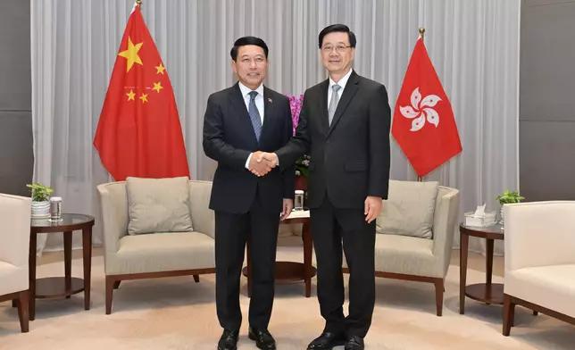 CE meets senior government officials attending 11th Belt and Road Summit Source: HKSAR Government Press Releases