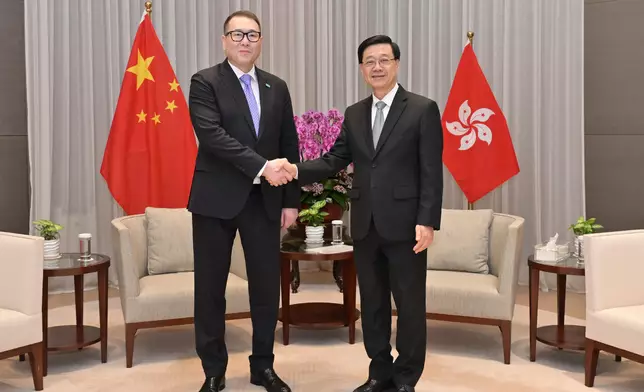 CE meets senior government officials attending 11th Belt and Road Summit Source: HKSAR Government Press Releases