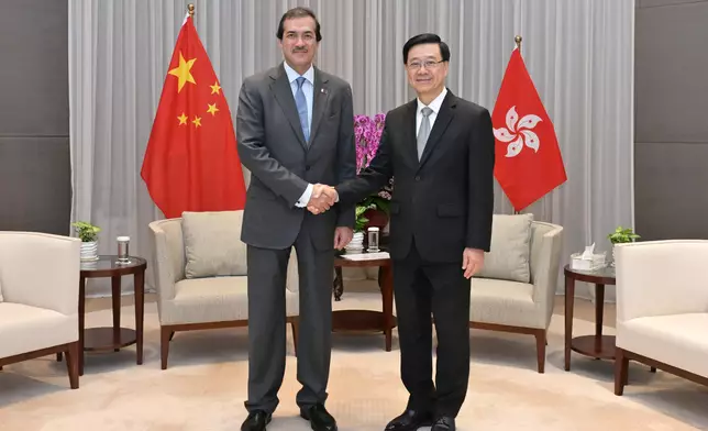 CE meets senior government officials attending 11th Belt and Road Summit Source: HKSAR Government Press Releases