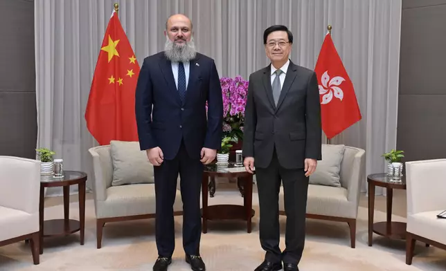 CE meets senior government officials attending 11th Belt and Road Summit Source: HKSAR Government Press Releases