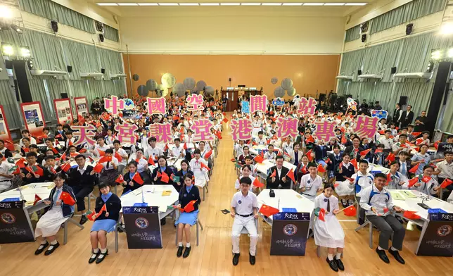 "Tiangong Class" Hong Kong and Macao Designated Session held successfully as HK and Macao young people experience remarkable achievements of the country's manned space development (with photos/video) Source: HKSAR Government Press Releases