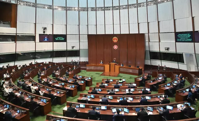 The Chief Executive, Mr John Lee, announces the First Five-Year Plan for Economic and Social Development of the Hong Kong Special Administrative Region (2026-2030) and releases the Chief Executive's 2026 Policy Address at the Legislative Council today (September 16). Source: HKSAR Government Press Releases