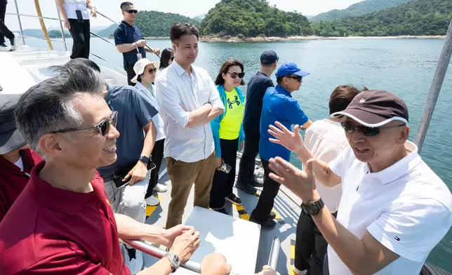 LegCo Subcommittee to Study Matters Relating to "Ecology + Tourism" visits Wong Chuk Kok Tsui, Tung Ping Chau and Yan Chau Tong of Hong Kong UNESCO Global Geopark Source: HKSAR Government Press Releases