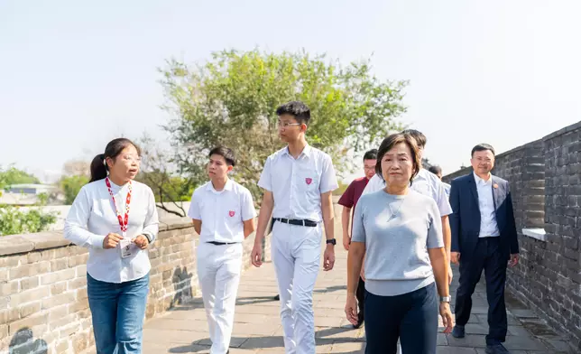 SED officiates at launch ceremony of first Mainland study tour of Citizenship and Social Development subject in Beijing Source: HKSAR Government Press Releases