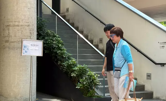 At the condolence venue in the Moreton Terrace Activity Centre, Causeway Bay, former Member of the Legislative Councillor and former Chairman of the Wan Chai District Council, Peggy Lam Pei Yu-dja, also payed her tribute to Tung on Friday. Photo by Bastille Post.
