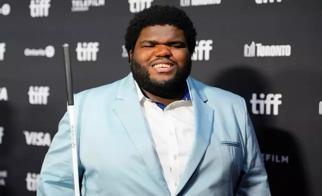 Charlie Rush Reese arrives on the red carpet to promote the film Being Heumann at the Toronto International Film Festival, in Toronto, on Thursday Sept. 10, 2026. (Chris Young/The Canadian Press via AP)