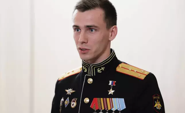 FILE - Vladislav Golovin, one of the leaders of the United Russia political party, attends a meeting with Russian President Vladimir Putin in Moscow, Saturday, Sept. 5, 2026. (Gavriil Grigorov/Sputnik, Kremlin Pool Photo via AP, File)