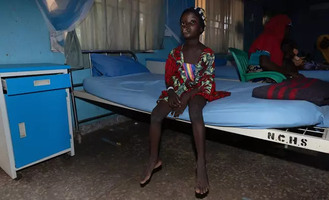 Hajira Sahabi, who underwent facial reconstructive surgery to help her recover from noma disease, poses at the Noma Children Hospital in Sokoto, northwest Nigeria, Thursday, Sept. 3, 2026. (AP Photo/Ifeanyi Emmanuel)