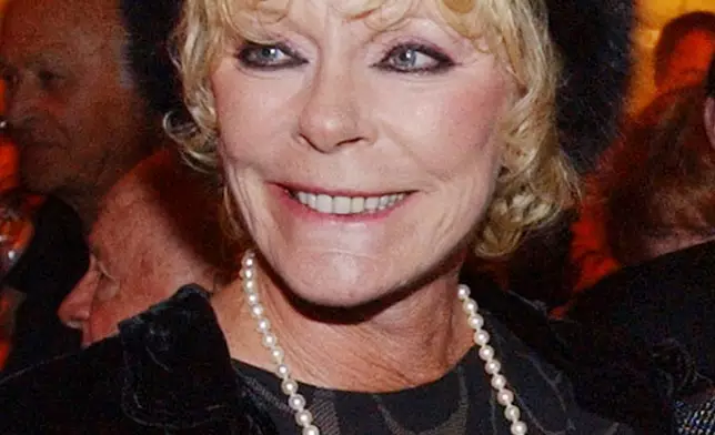 FILE - Elke Sommer appears in Los Angeles on Feb. 26, 2004. (AP Photo/Rene Macura, FIle)