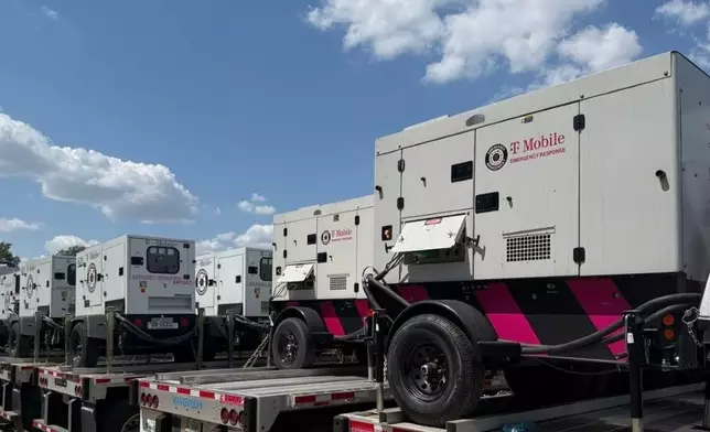 T-Mobile generators being deployed