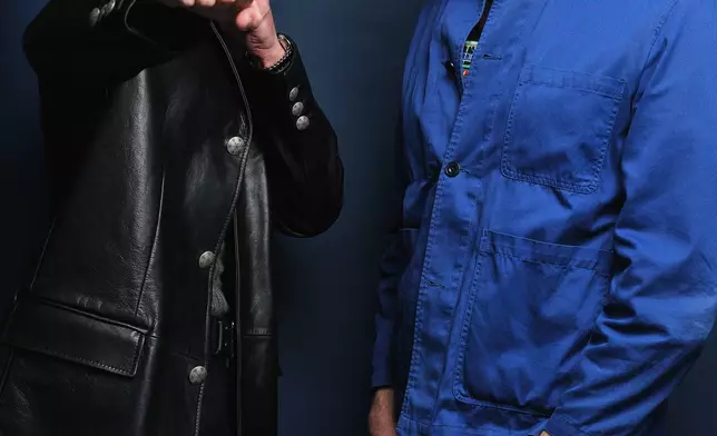 Tom Rhys Harries, left, and director James Watkins pose for a portrait to promote the film "Clayface" on Tuesday, Oct. 13, 2026, in Los Angeles. (Photo by Birdie Thompson/Invision/AP)