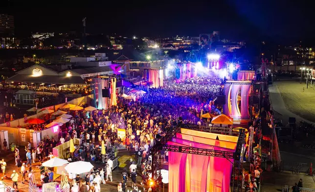 Around 8,000 guests came to the Santa Monica Pier for Pier Play VI on Oct. 3-4, 2026, the first two-day music festival ever held on the pier. [Credits: RASA World]