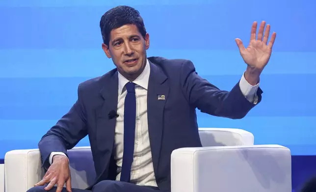 U.S. Federal Reserve Chairman Kevin Warsh speaks during the annual meetings of the International Monetary Fund and the World Bank Group in Bangkok, Thailand, Friday, Oct. 16, 2026. (AP Photo/Dhitaraht Dhanarahtsombat)
