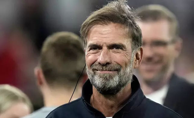 Germany's head coach Jurgen Klopp arrives prior to the UEFA Nations League soccer match between Germany and Serbia in Munich, Germany, Thursday, Oct. 1, 2026. (AP Photo/Matthias Schrader)