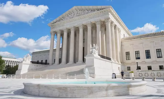 FILE - The Supreme Court is pictured Monday, Oct. 5, 2026, in Washington. (AP Photo/Mariam Zuhaib, File)
