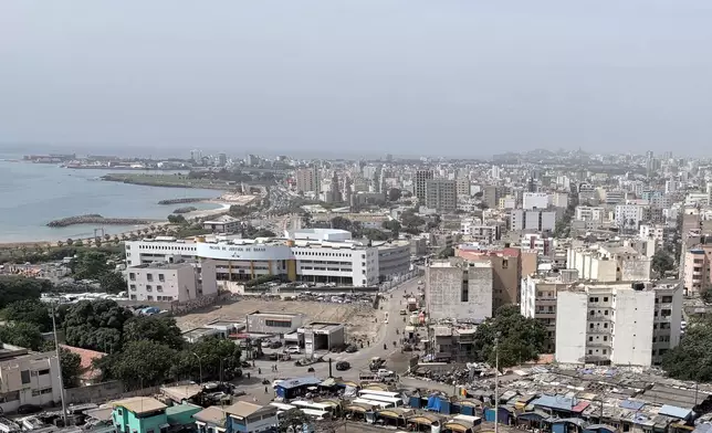 A view of the coast of Dakar, Senegal, Thursday, Oct. 29, 2026. (AP Photo/Chinedu Asadu) Photo taken with a smartphone.