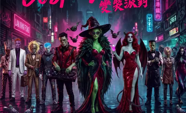 Lan Kwai Fong’s “Monster Mash” Halloween Party. Photo source: online image