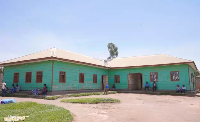 The Samelo psychotherapeutic health center is seen in Bunia, Congo, Oct. 15, 2026. (AP Photo/Dieudonne Dirole)