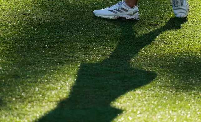 Esther Henseleit of Germany plays a shot on the third hole during the second day of LPGA Maybank Championship in Kuala Lumpur, Malaysia, Friday, Oct. 30, 2026. (AP Photo/Vincent Thian)